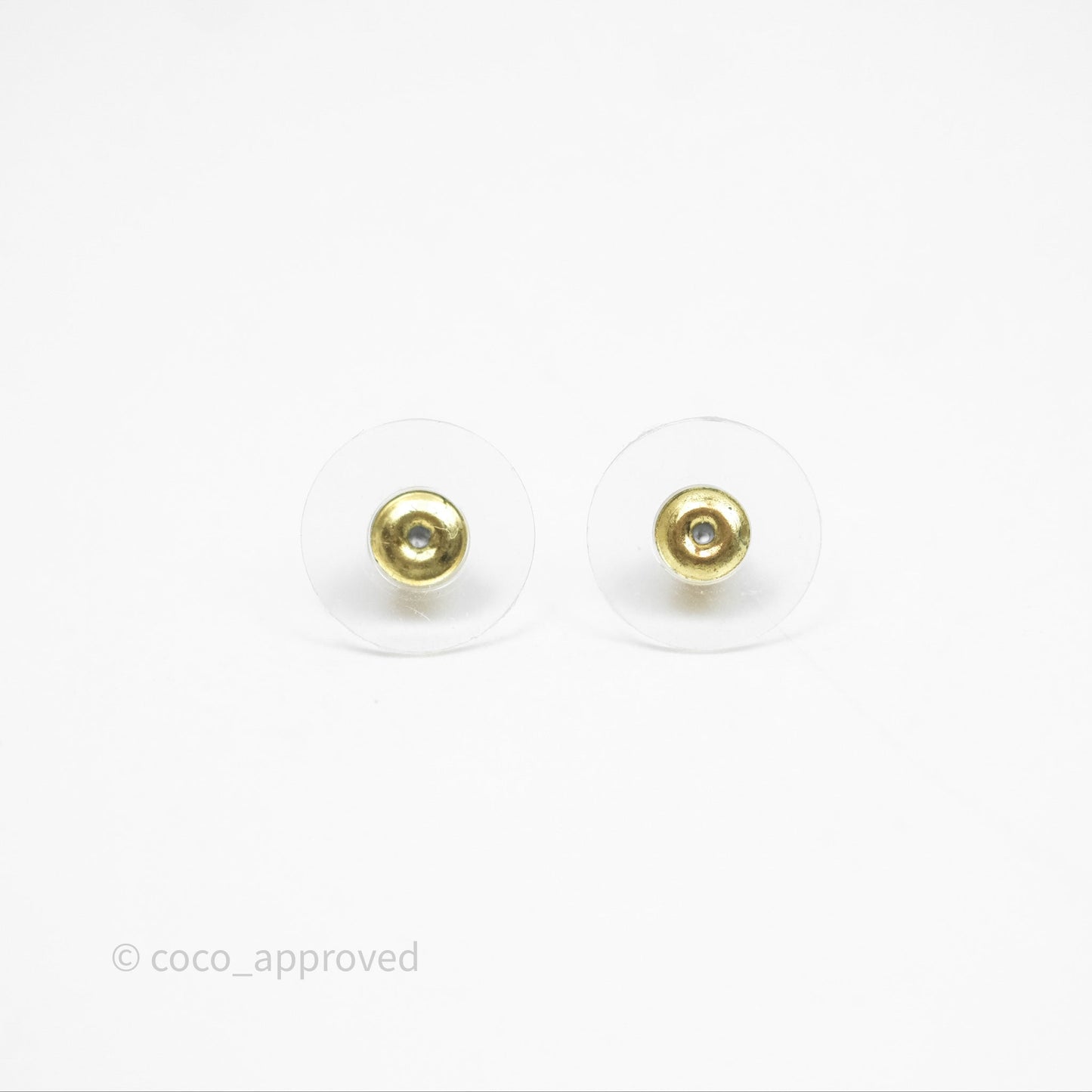 Chanel Bow Knot Crystal CC Drop Earrings 24K