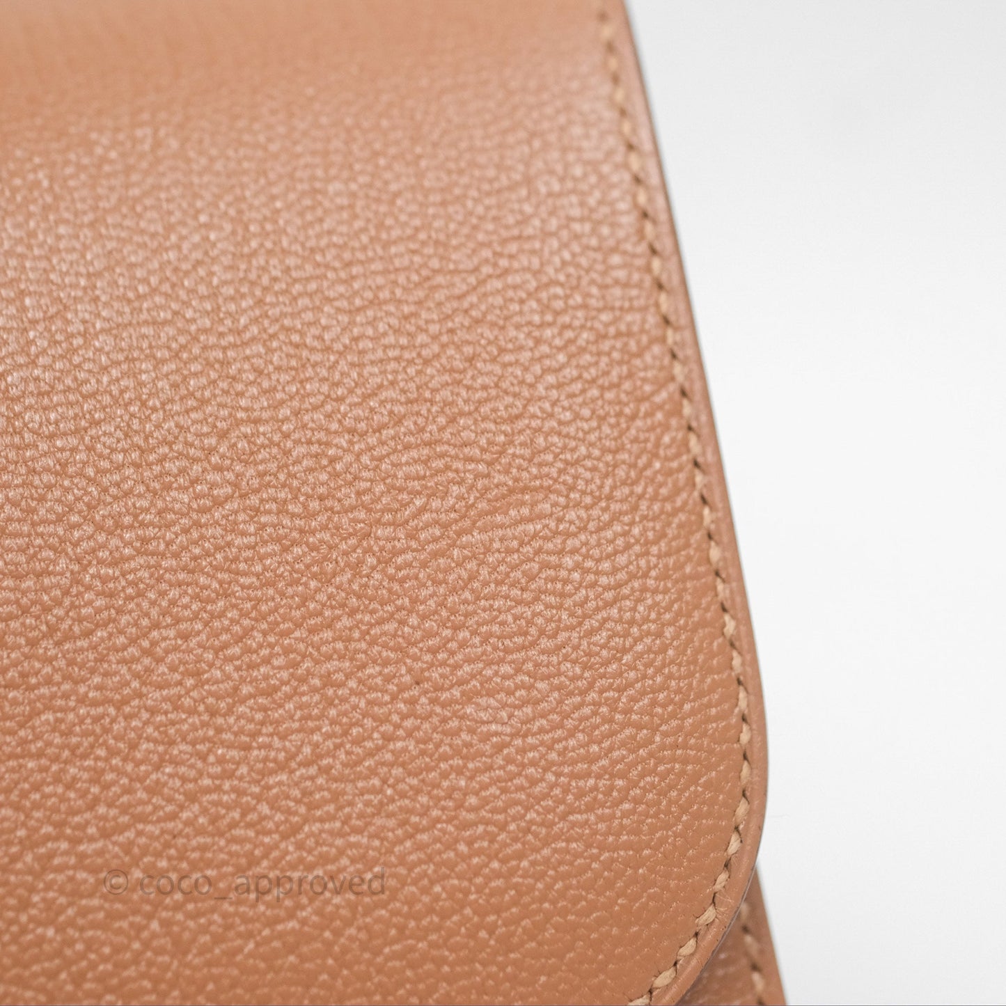 Hermès Constance Mini Quebracho Chevre Gold Hardware