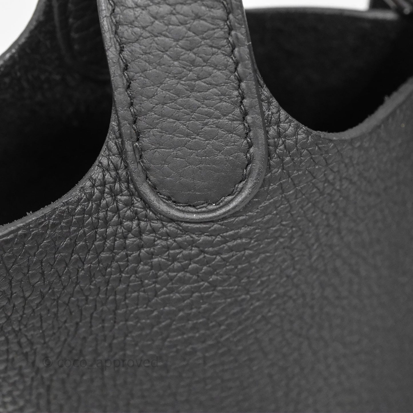 Hermès Picotin 18 Black Noir Clemence So Black Hardware