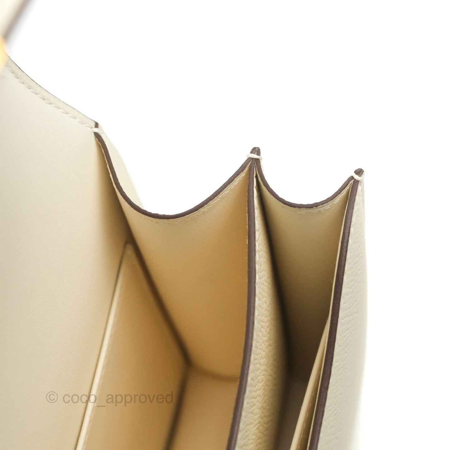 Hermès Constance Mini 18cm Nata Epsom Rose Gold Hardware