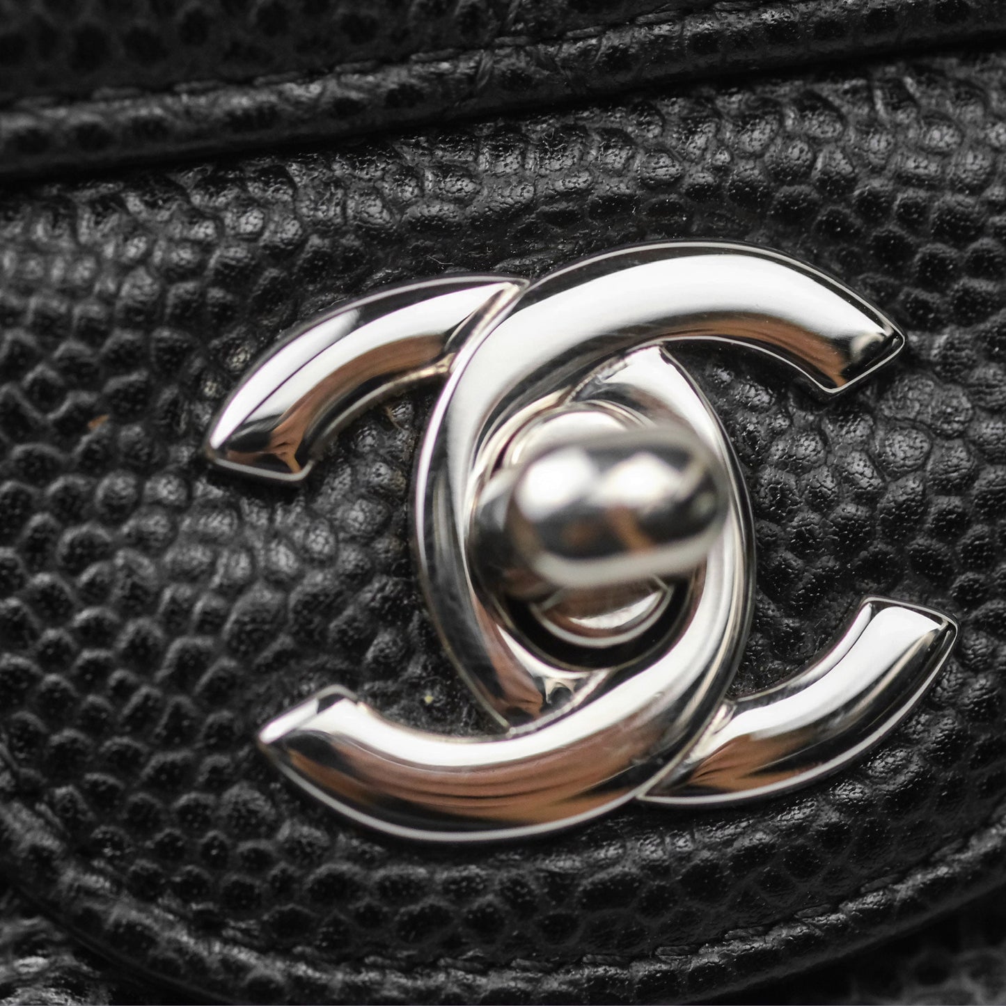 Chanel Small Classic Flap Quilted Black Caviar Silver Hardware