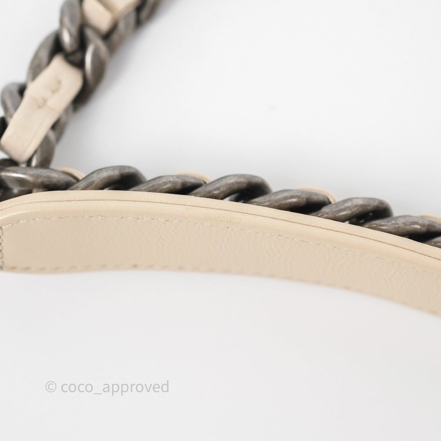 Chanel 19 Small Light Beige Mixed Hardware