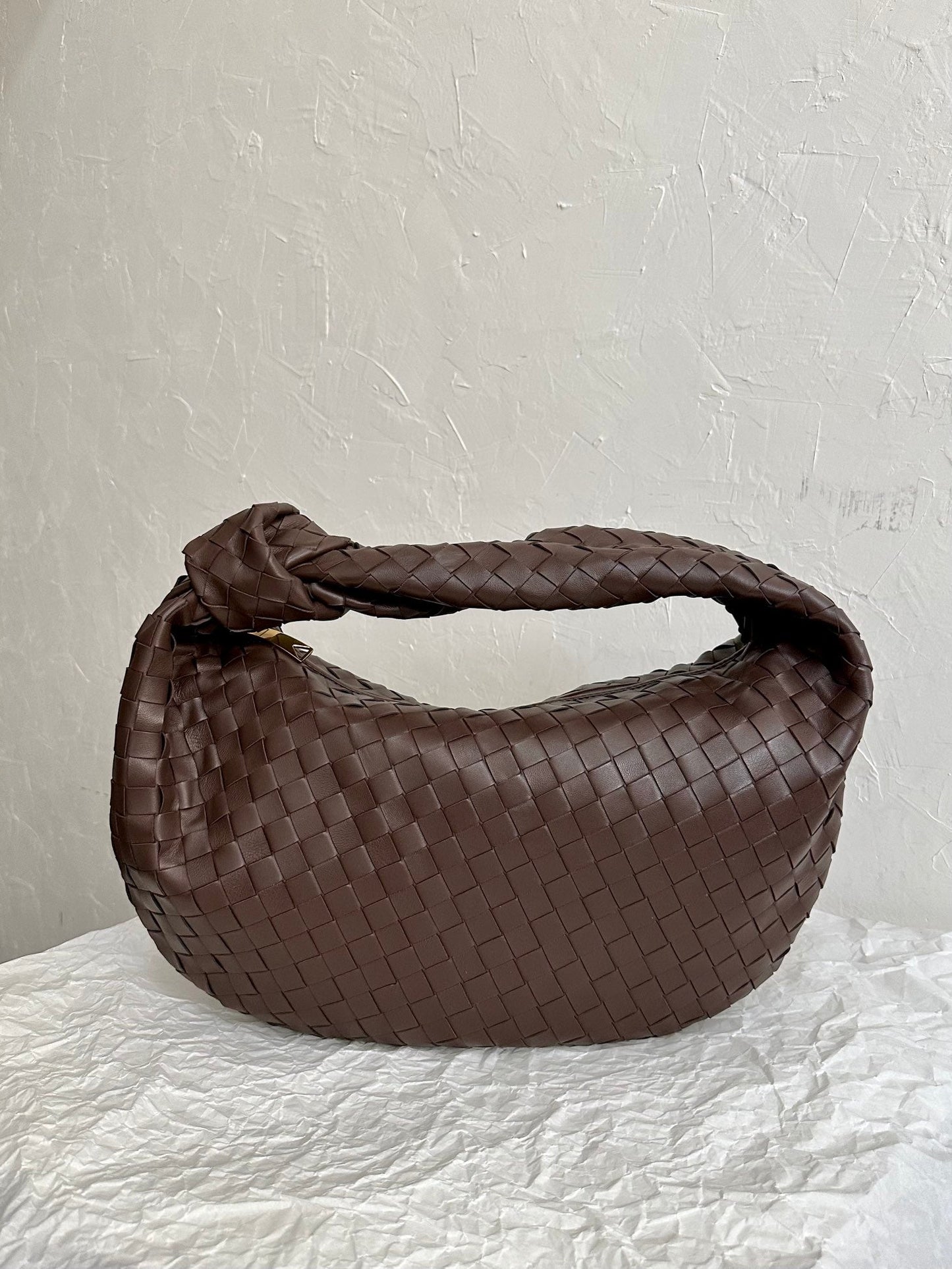 Luxury Bottega Veneta BV SMALL JODIE 48CM CHOCOLATE SUEDE LEATHER