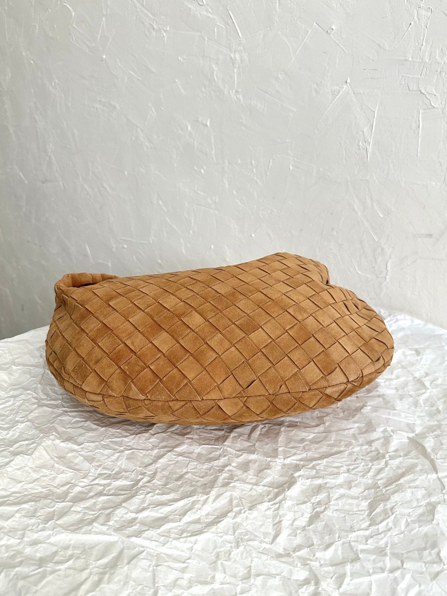 Luxury Bottega Veneta BV TEEN JODIE 36CM BROWN SUEDE LEATHER