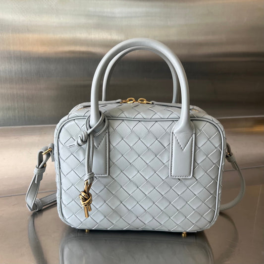 Luxury Bottega Veneta BV GETAWAY SMALL 23CM GREY LAMBSKIN