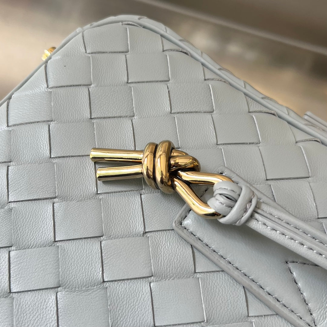 Luxury Bottega Veneta BV GETAWAY SMALL 23CM GREY LAMBSKIN