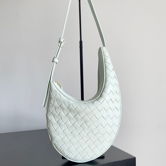 Luxury Bottega Veneta BV SMALL DROP 32CM LIGHT BLUE LAMBSKIN