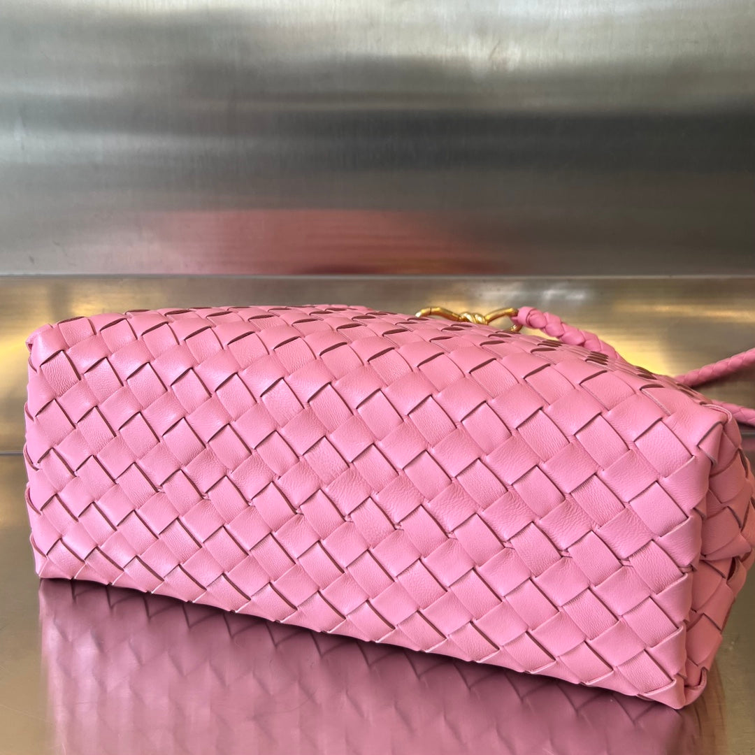 Luxury Bottega Veneta BV MEDIUM ANDIAMO 32CM PINK LAMBSKIN