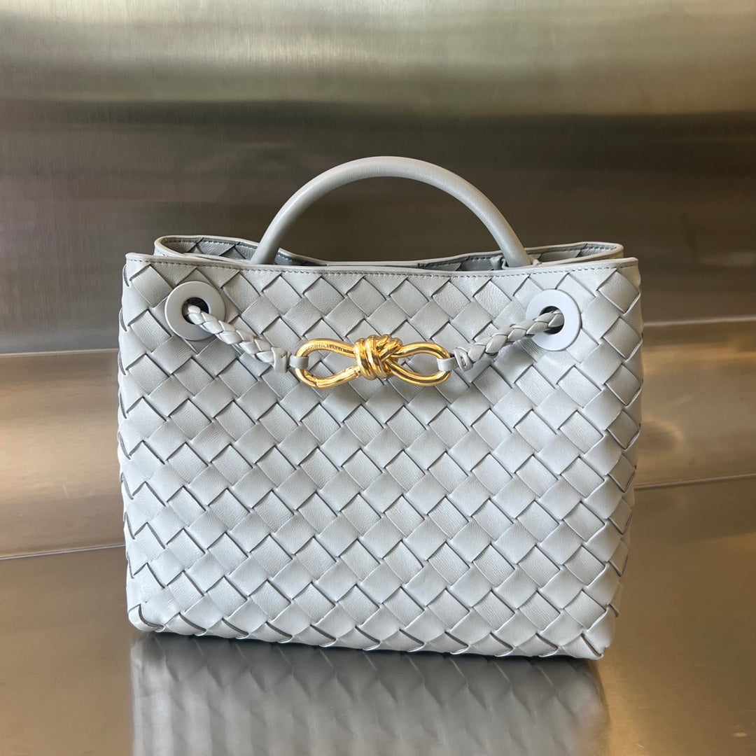 Luxury Bottega Veneta BV SMALL ANDIAMO 25CM GREY LAMBSKIN