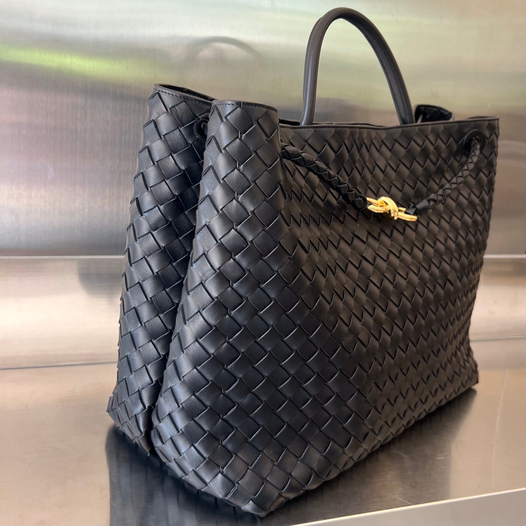 Luxury Bottega Veneta BV LARGE ANDIAMO 45CM BLACK LAMBSKIN