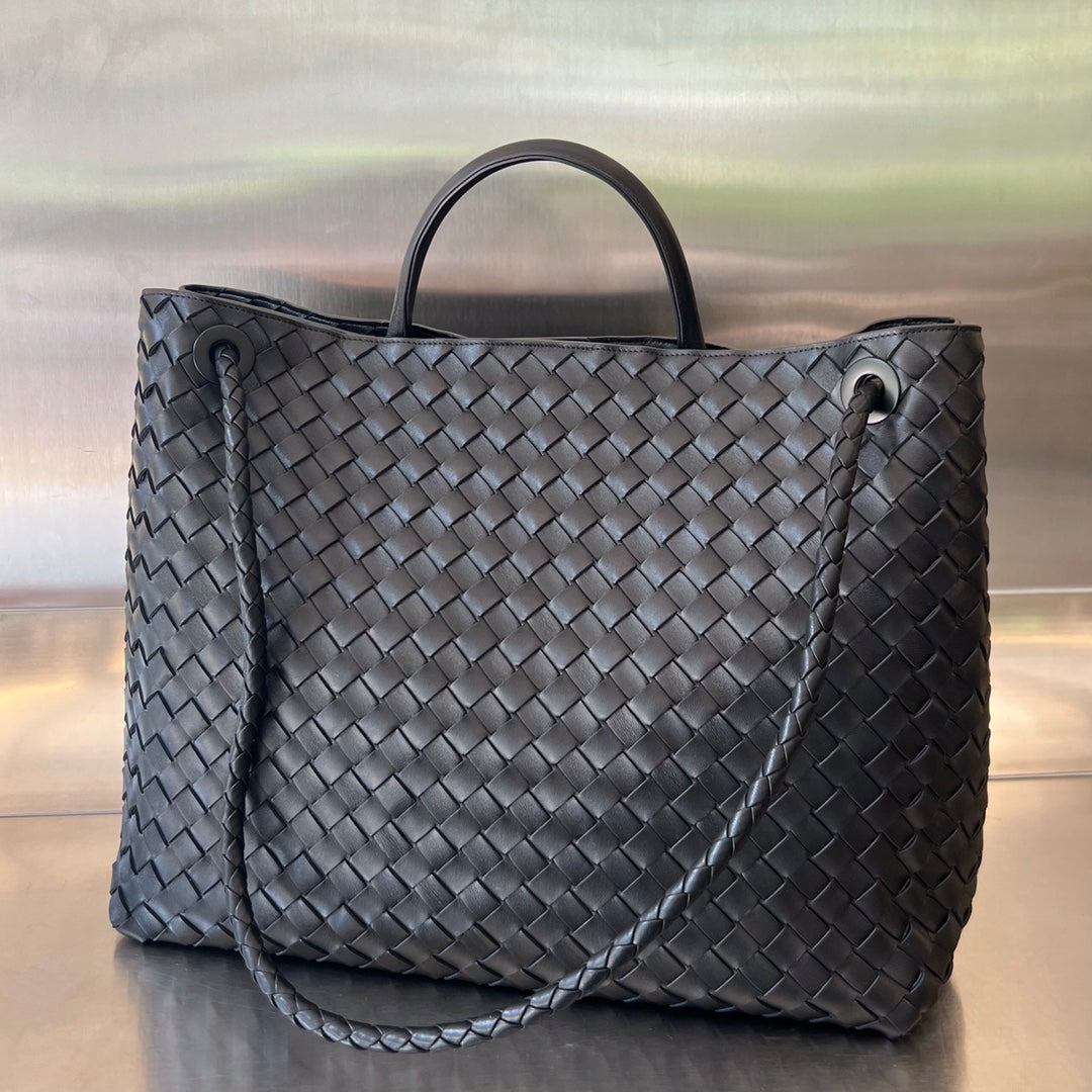 Luxury Bottega Veneta BV LARGE ANDIAMO 45CM BLACK LAMBSKIN