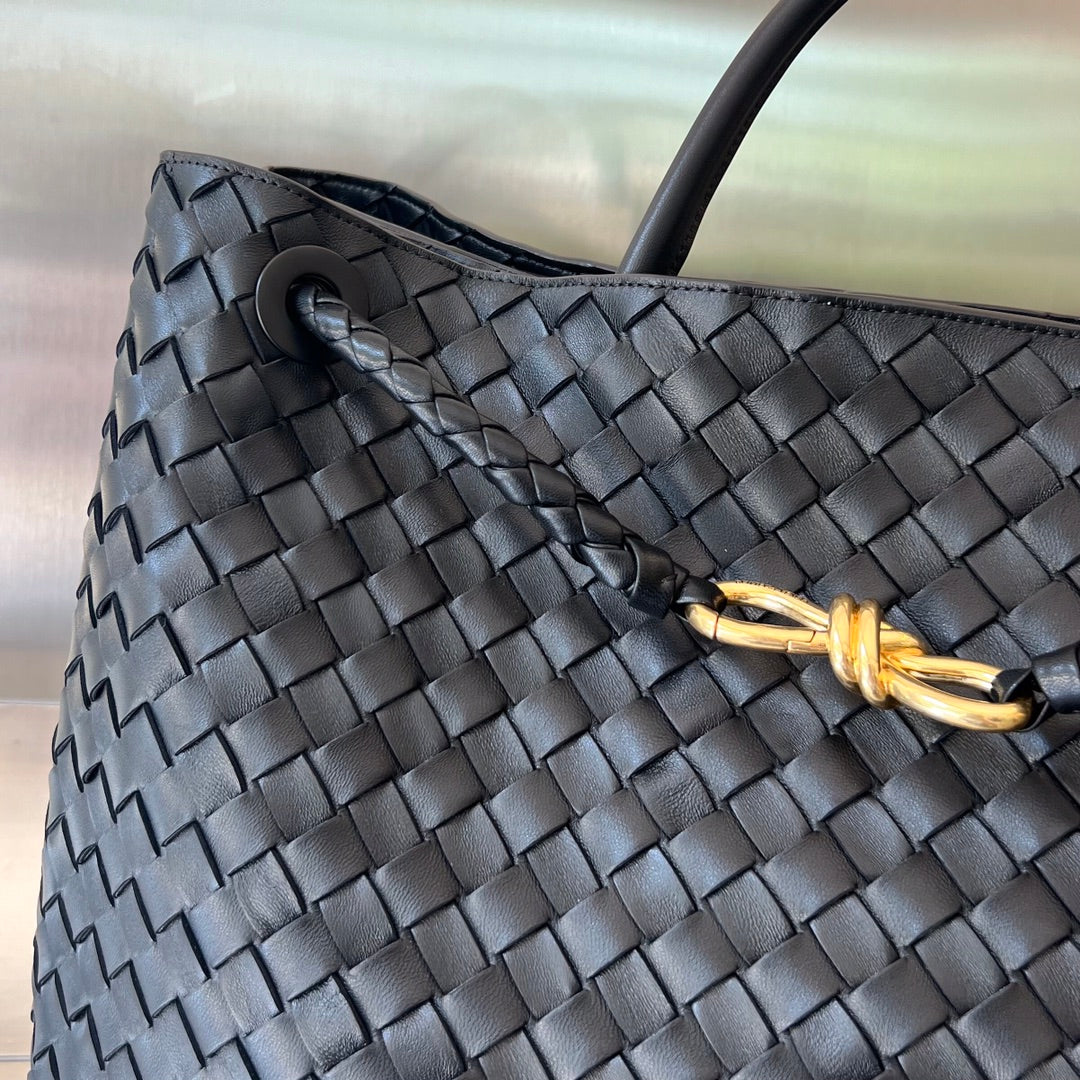 Luxury Bottega Veneta BV LARGE ANDIAMO 45CM BLACK LAMBSKIN