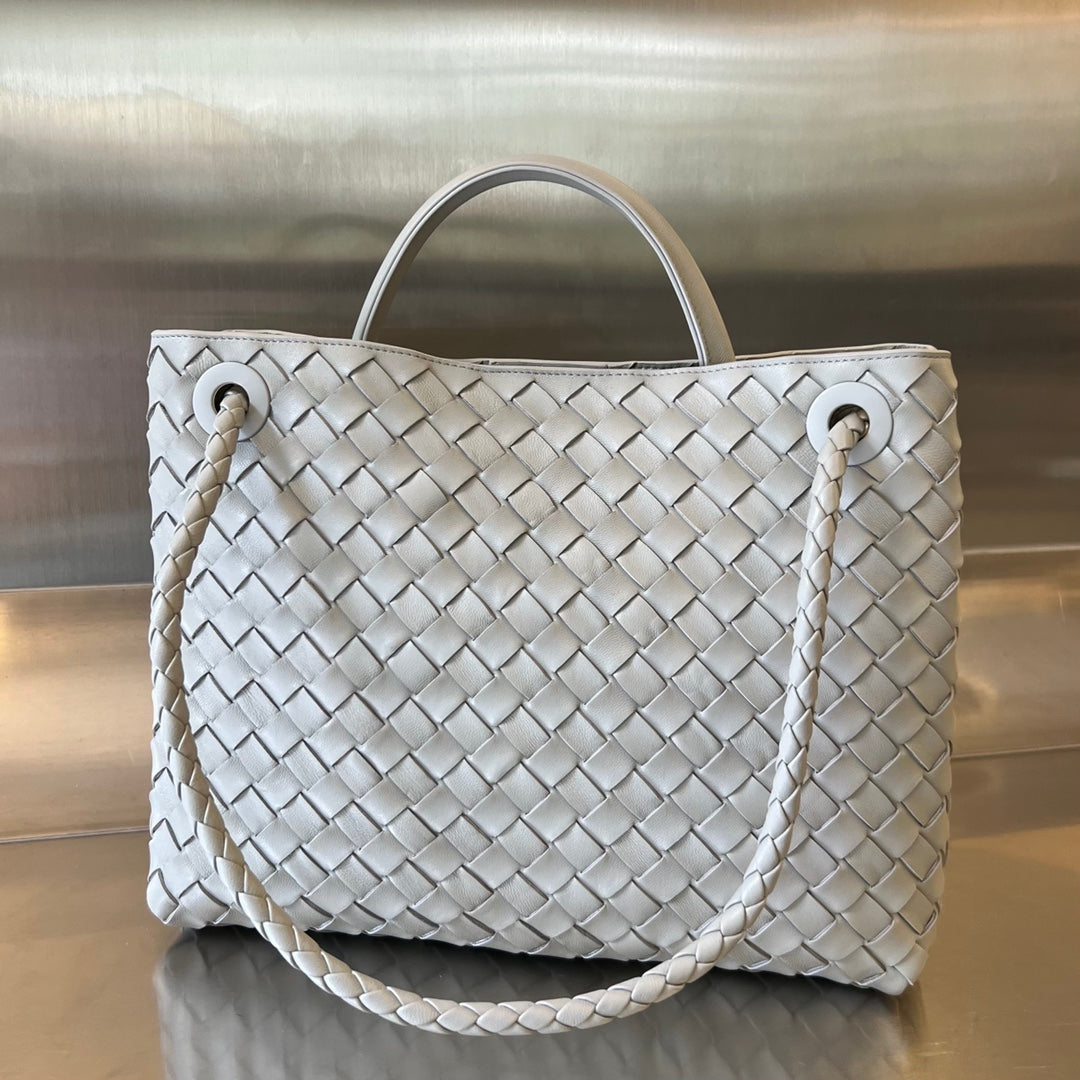 Luxury Bottega Veneta BV MEDIUM ANDIAMO 32CM GREY LAMBSKIN