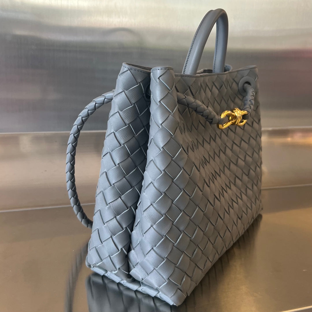 Luxury Bottega Veneta BV MEDIUM ANDIAMO 32CM DARK GREY LAMBSKIN