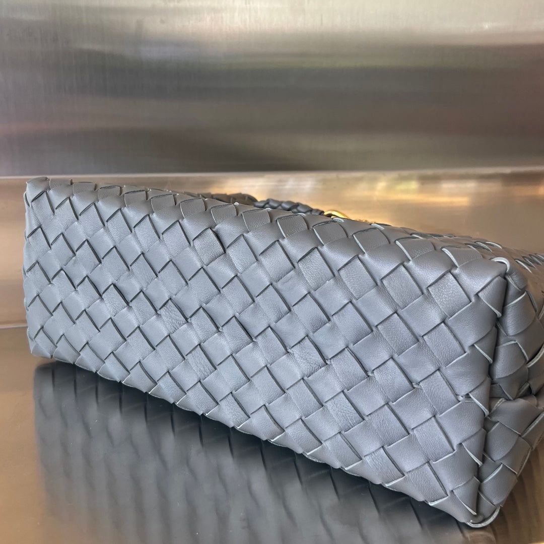 Luxury Bottega Veneta BV MEDIUM ANDIAMO 32CM DARK GREY LAMBSKIN