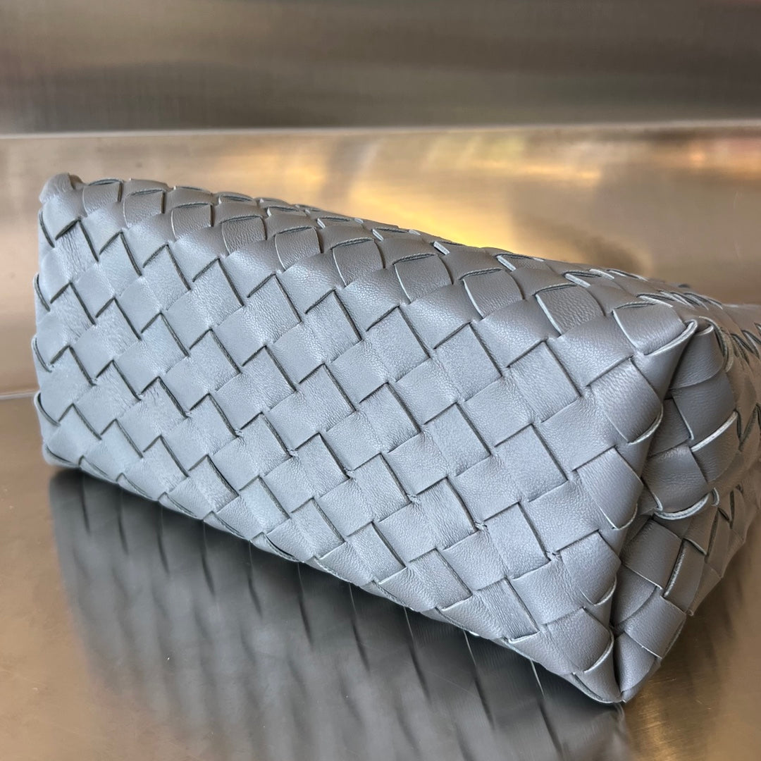 Luxury Bottega Veneta BV SMALL ANDIAMO 25CM DARK GREY LAMBSKIN