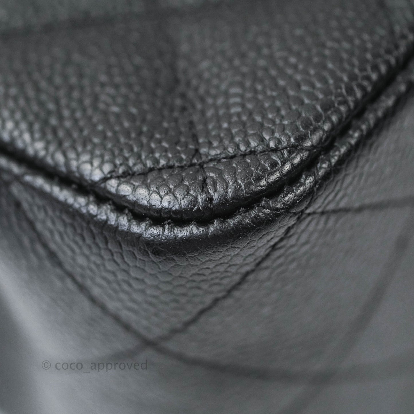 Chanel Jumbo Double Flap Black Caviar Silver Hardware⁣⁣