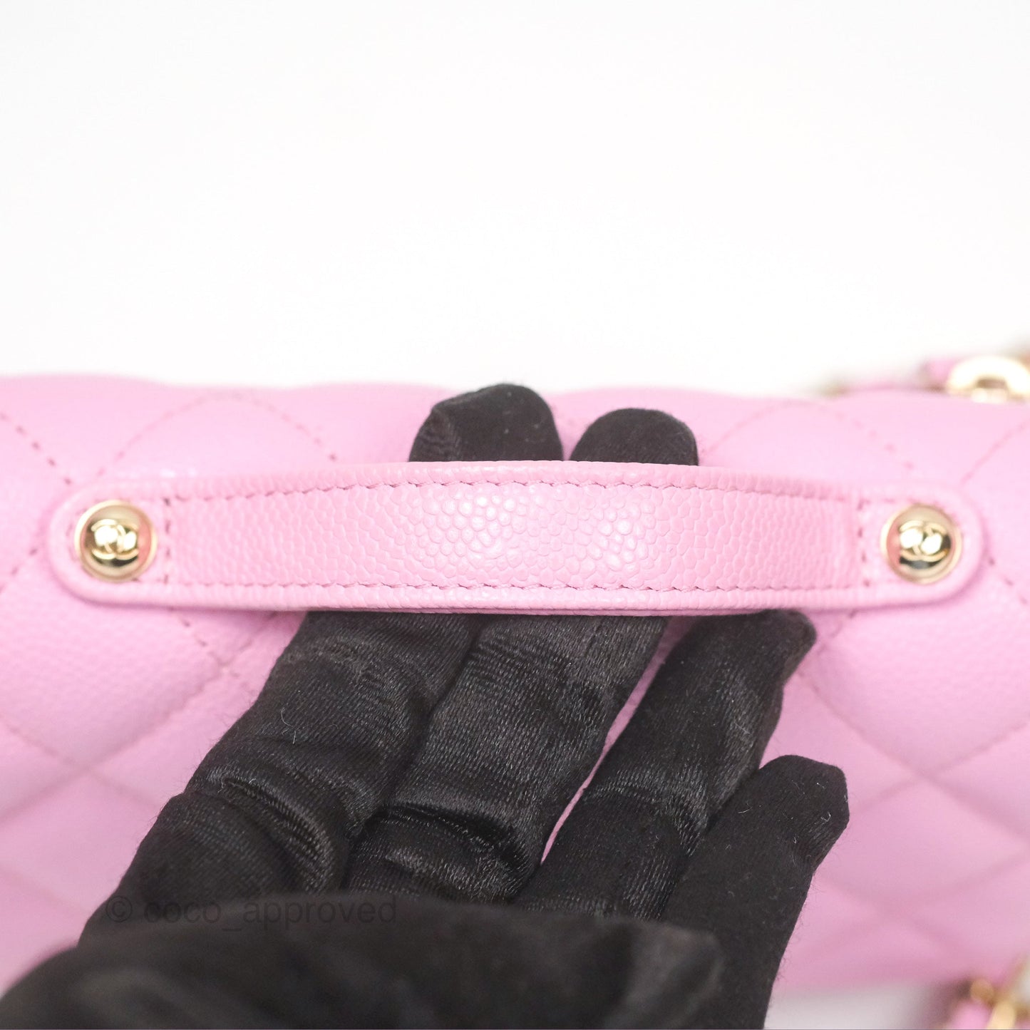 Chanel Business Affinity Clutch With Chain Pink Caviar Gold Hardware