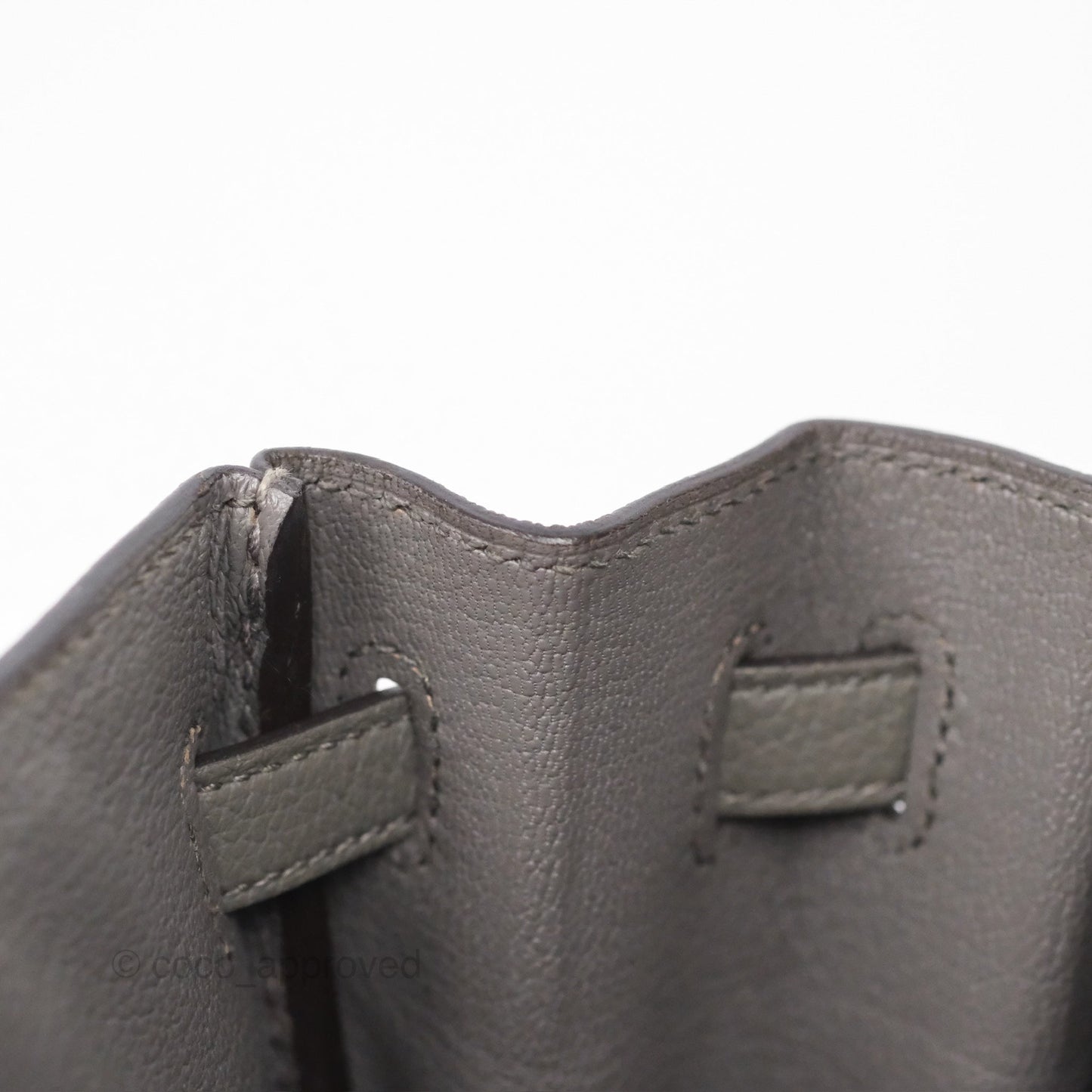 Hermès Birkin 25 Retourne Gris Meyer 0L Togo Gold Hardware