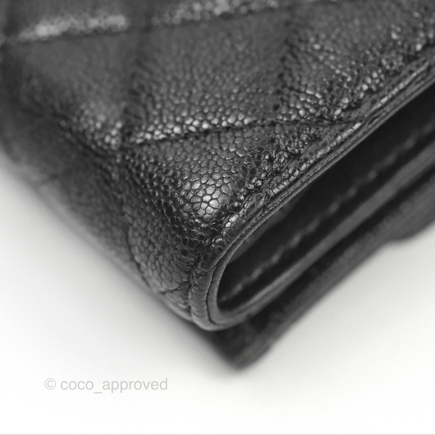Chanel Quilted Small Boy Flap Wallet Black Caviar Gold Hardware