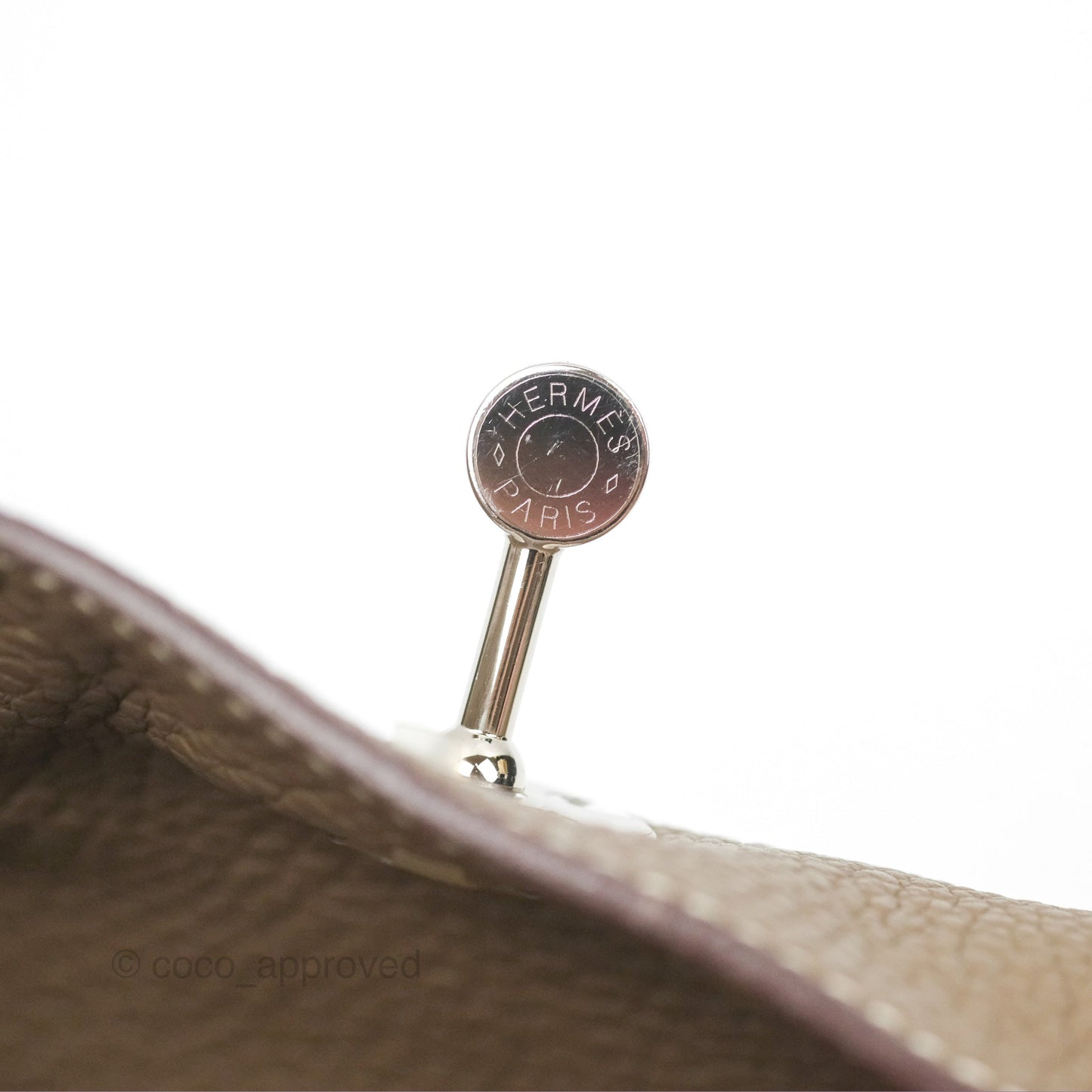 Hermès Lindy 26 Etoupe Clemence Palladium Hardware
