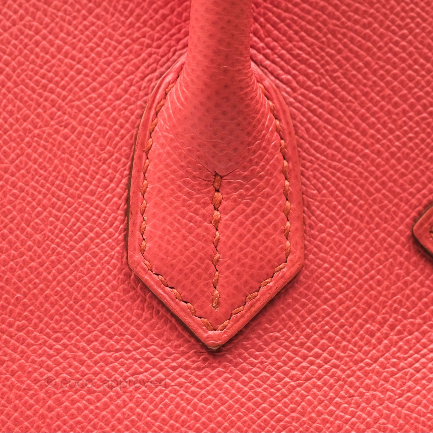 Hermès Birkin 30 Retourne Flamingo I5 Epsom Gold Hardware