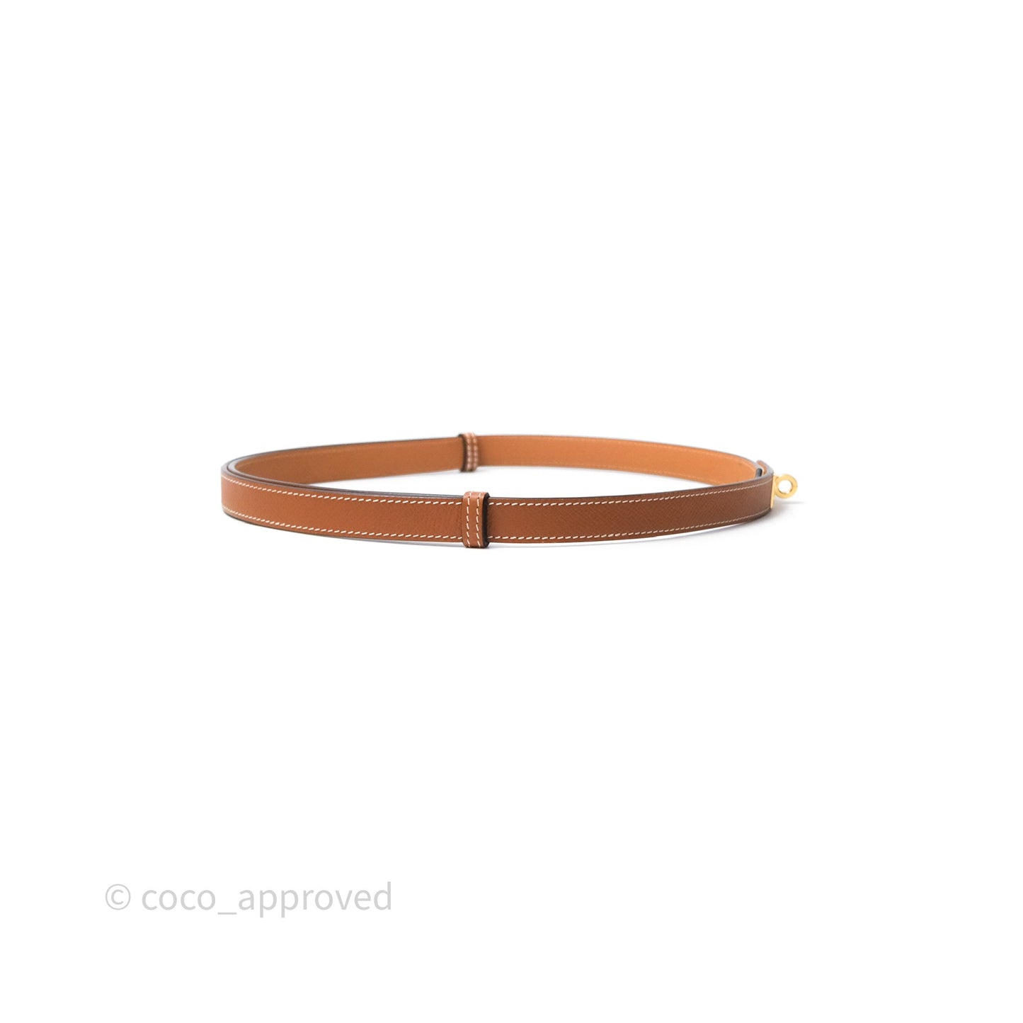 Hermès Kelly Buckle Belt Gold 37 Epsom Gold Hardware