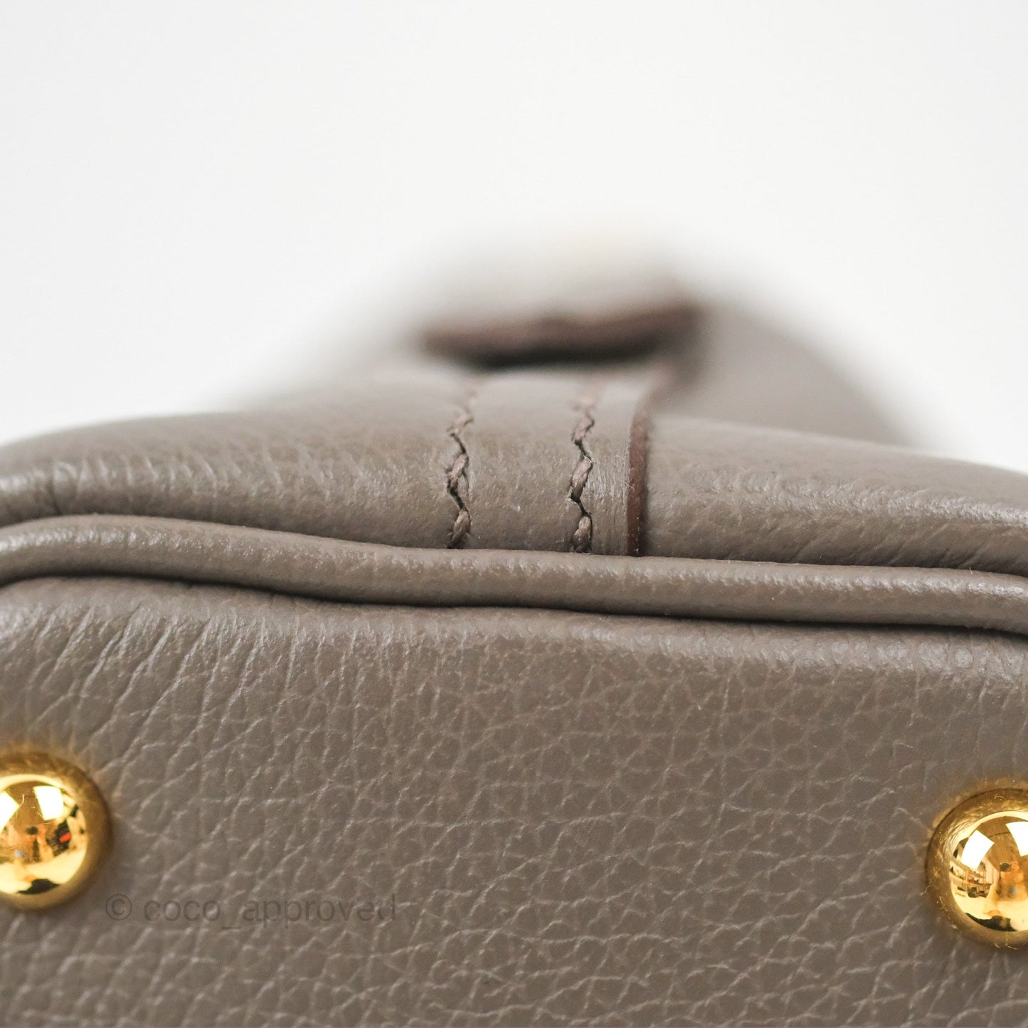Hermès Bolide Mini 1923 Gris Etain 8F Evercolor Gold Hardware
