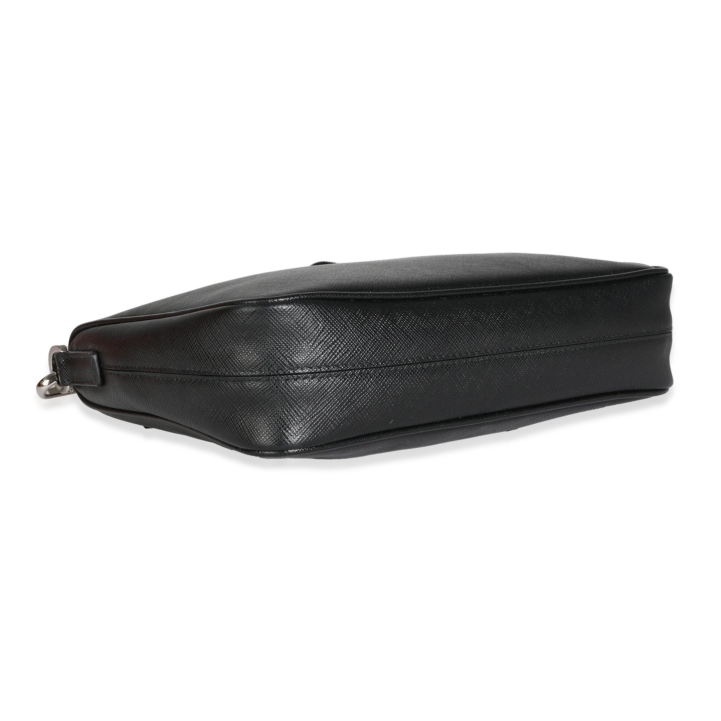 Luxury PradaBlack Saffiano Small Utility Strap Crossbody