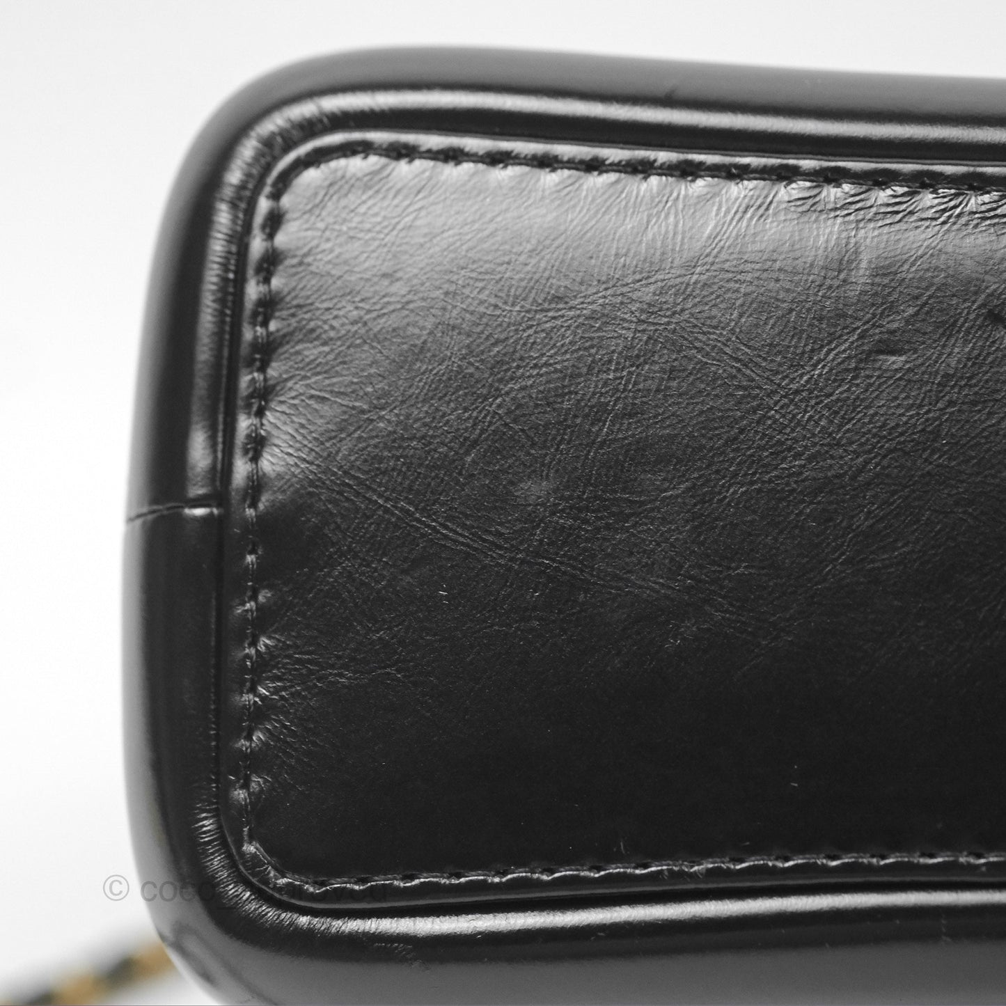Chanel Small Gabrielle Backpack Black Aged Calfskin