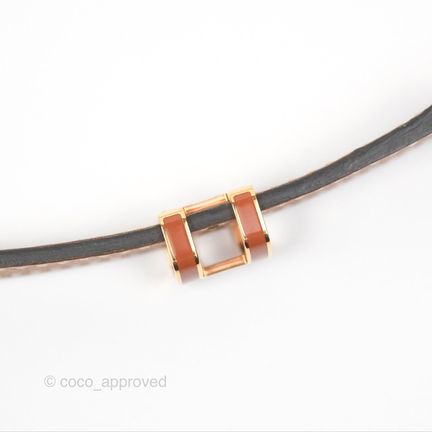 Hermès Pop H 15 Belt Epsom Gold Rose Gold Hardware