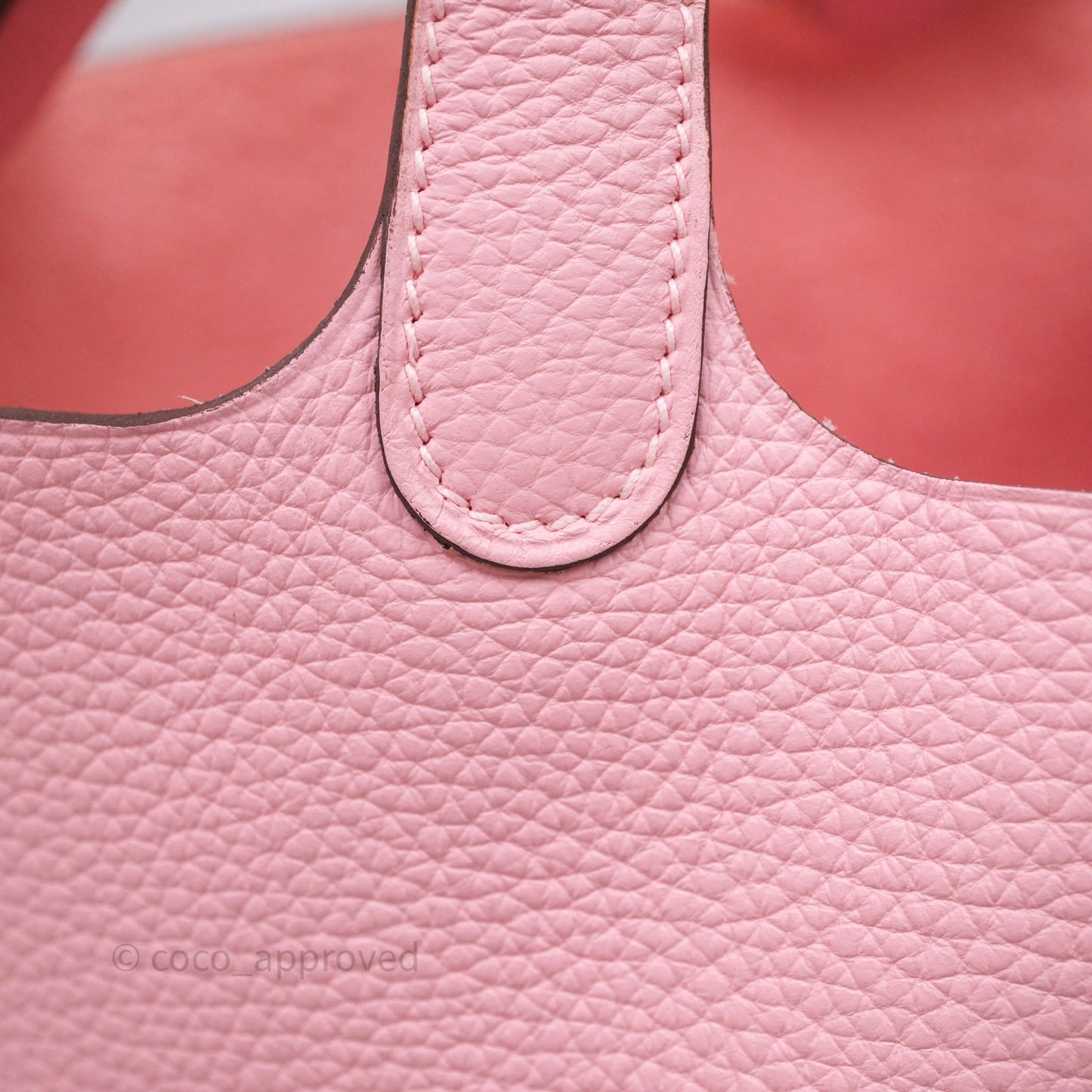 Hermès Picotin 18 Rose Sakura 3Q Clemence Palladium Hardware