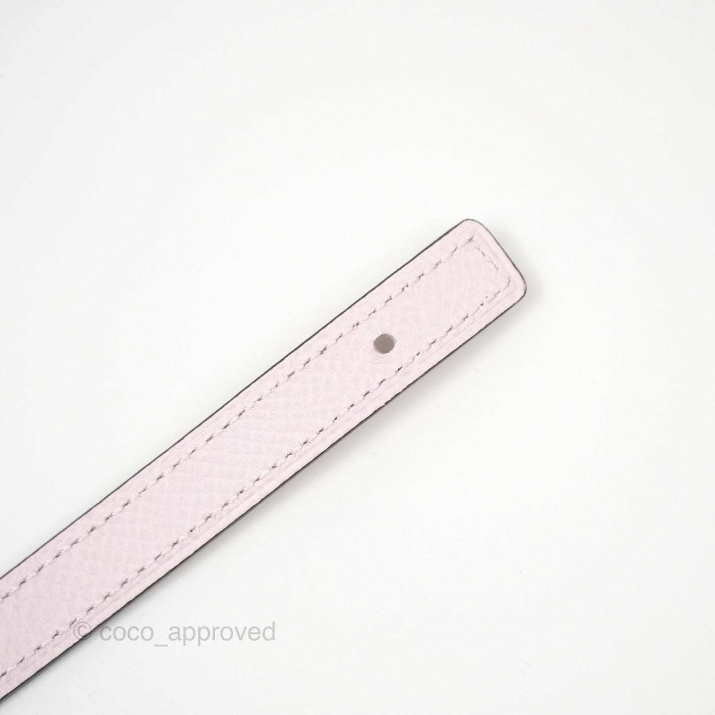 Hermès H Constance Mini Belt Buckle & Reversible Mauve Pale 09/ Gold 37 Swift / Epsom Gold Hardware