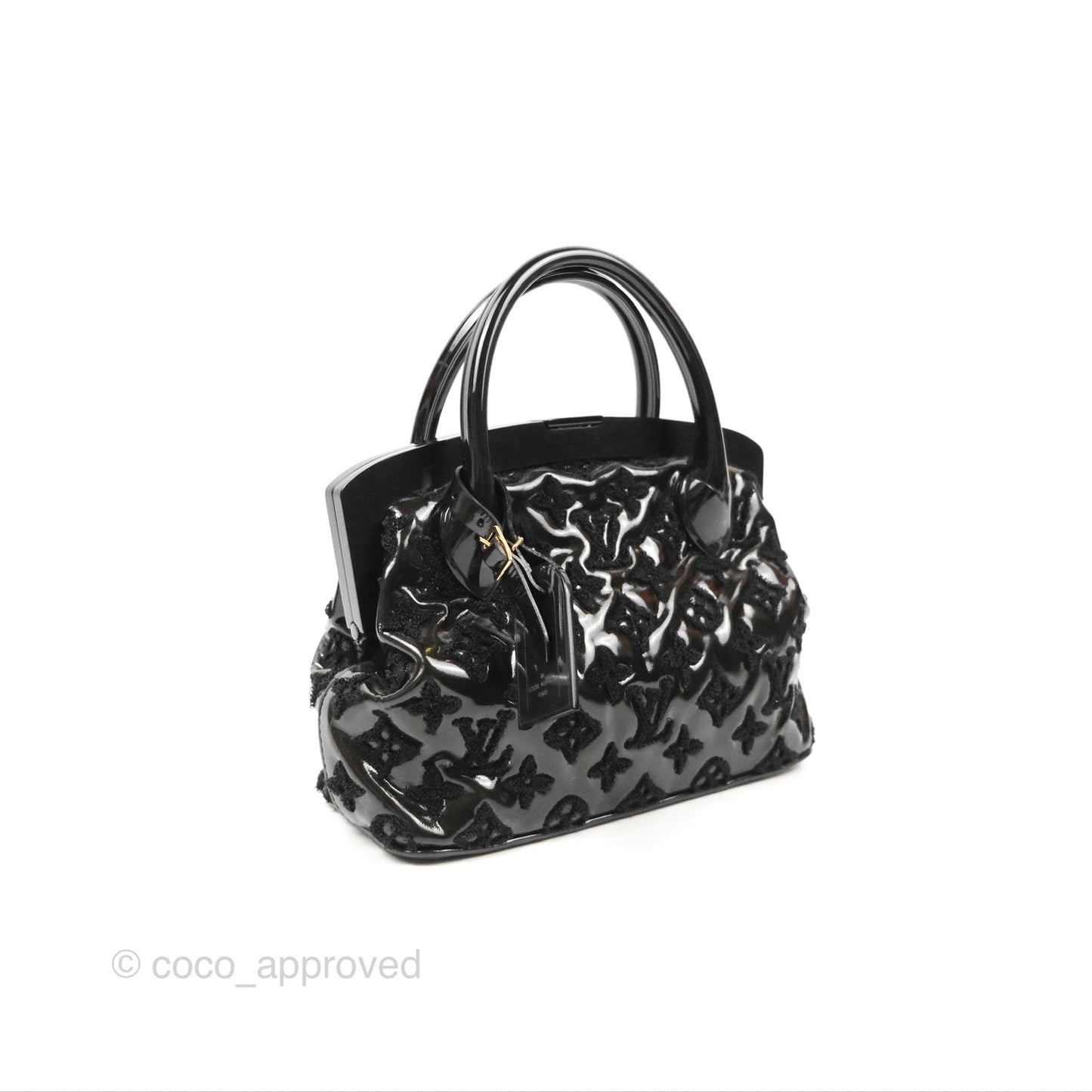 Louis Vuitton Fascination Lockit BB Frame Patent Black