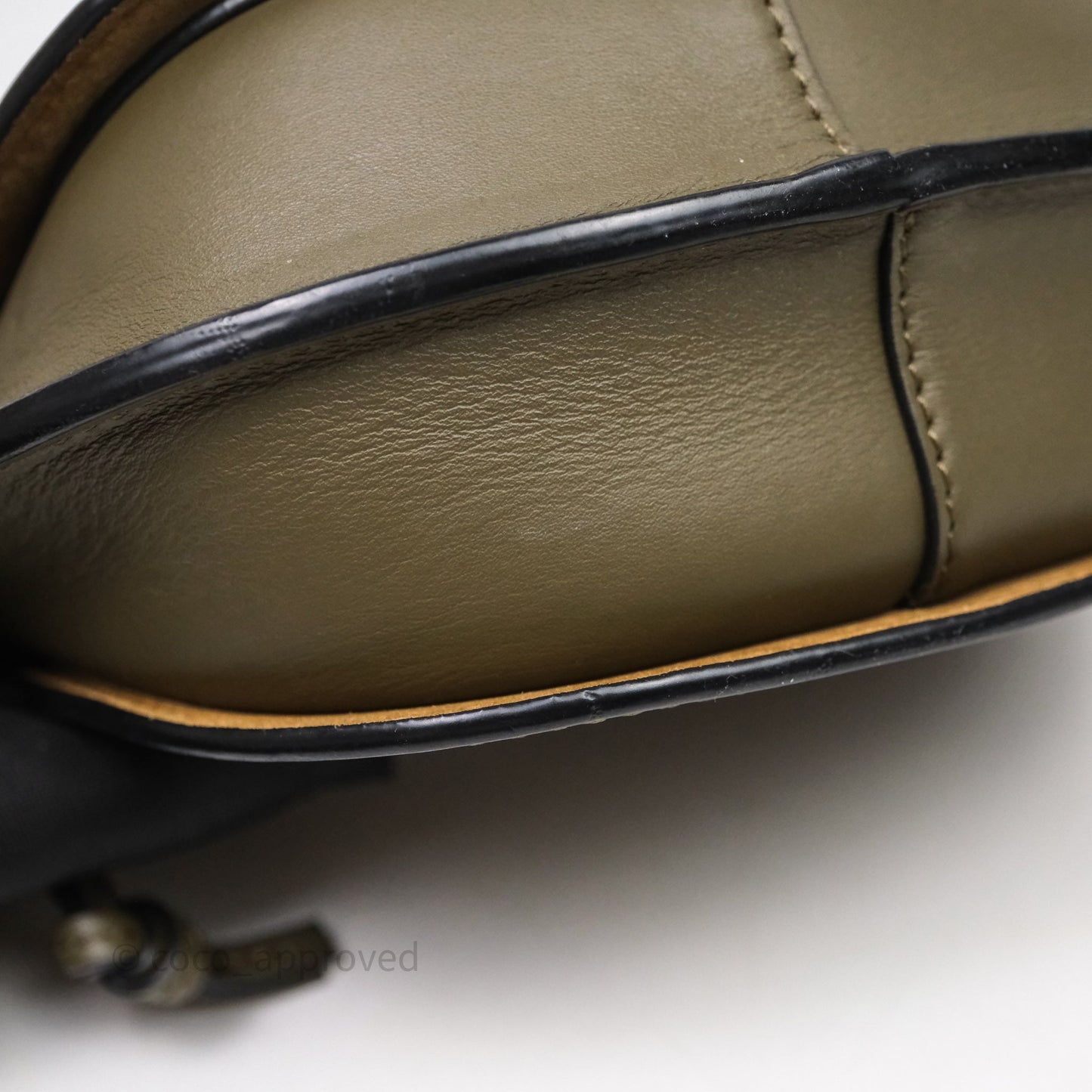 Loewe Mini Gate Dual Bag Soft Calfskin & Jacquard Strap Autumn Green