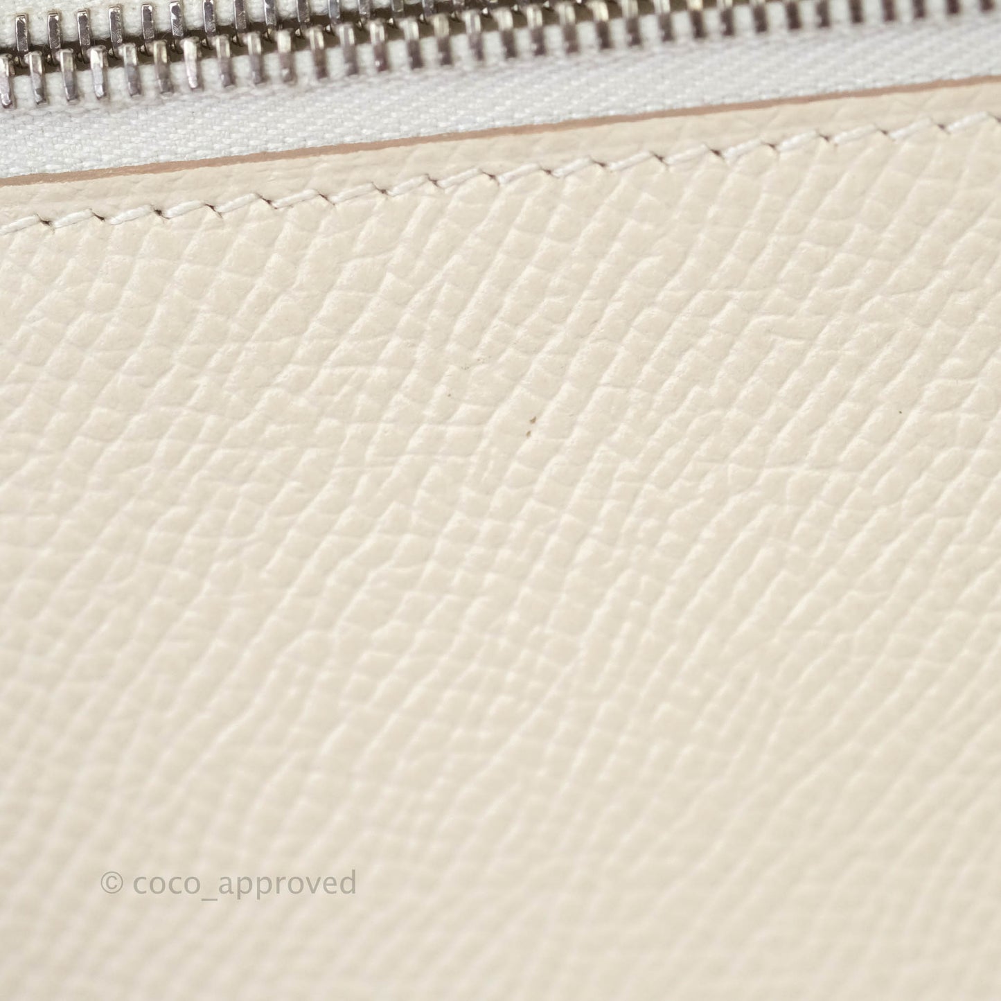 Hermès Kelly Pocket Compact Wallet Epsom Cream