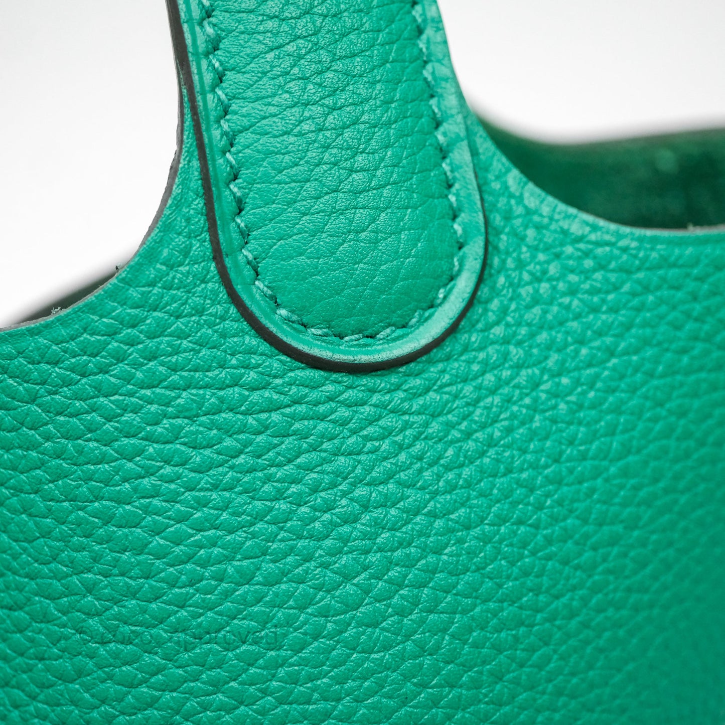 Hermes Picotin 18 Vert Jade O6 Clemence Palladium Hardware