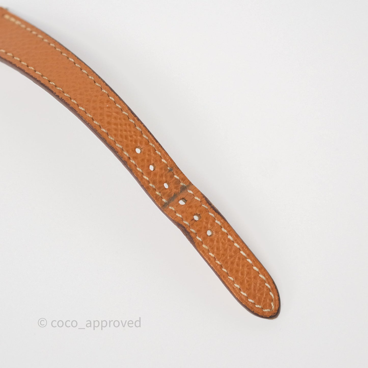 Hermès Heure H TPM Watch Black & Gold Epsom Gold Hardware