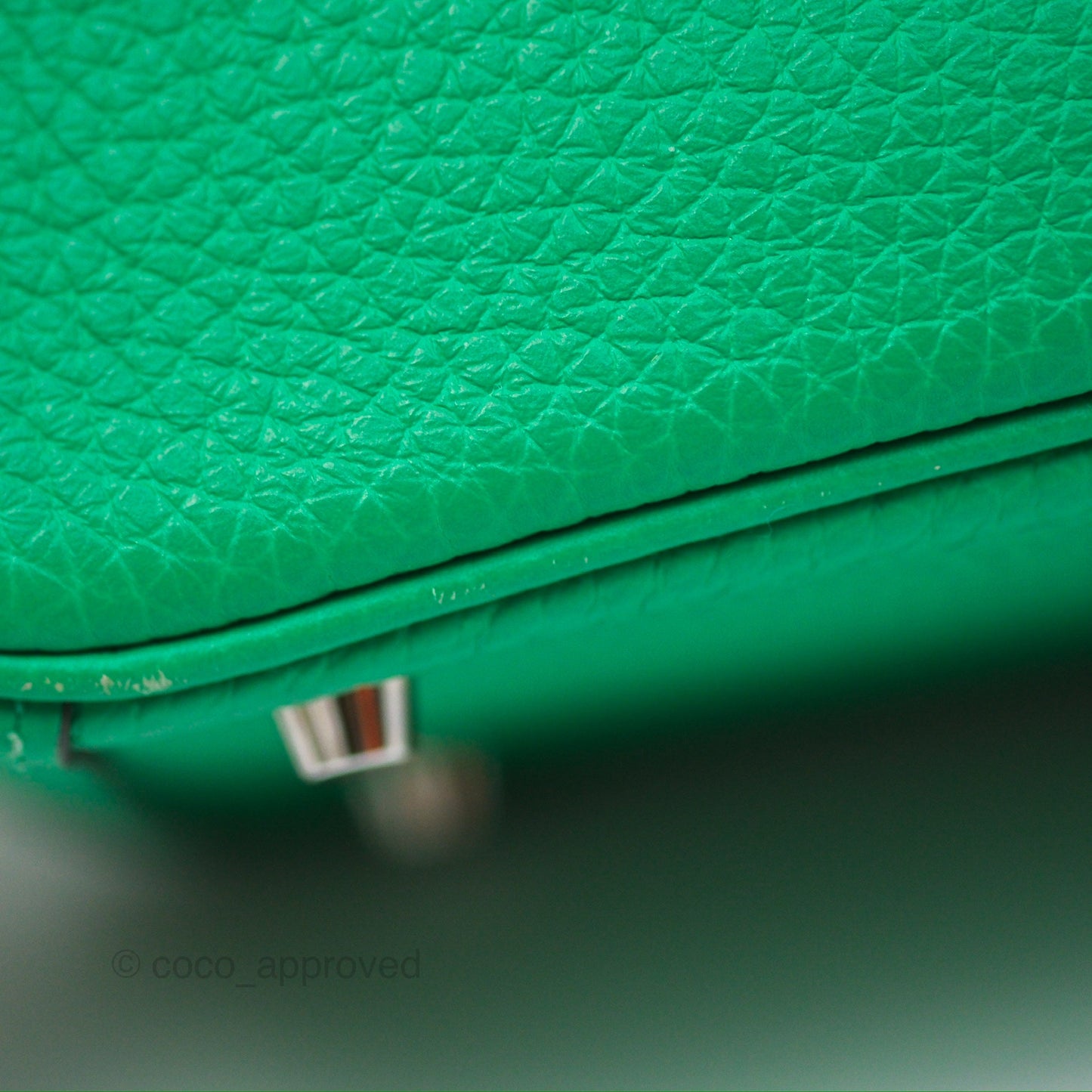 Hermès Mini Lindy 20 Menthe 6W Clemence Palladium Hardware