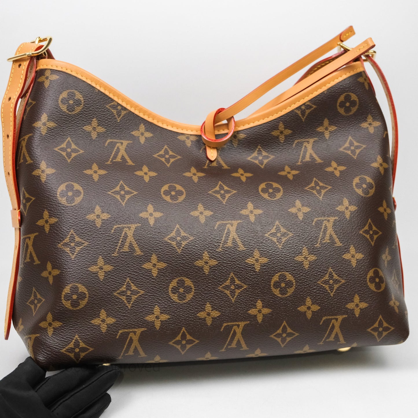 Louis Vuitton Carry All PM Shoulder Bag Monogram Canvas