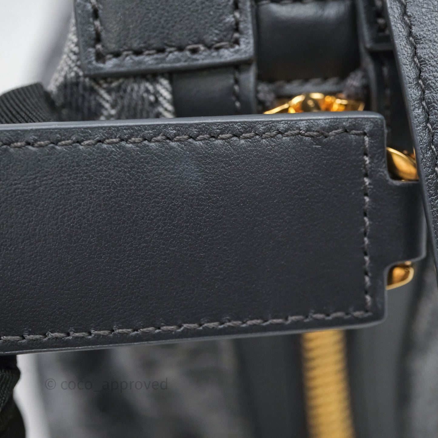 Dior Small D-Journey Bag Gray Denim Dior Oblique Jacquard