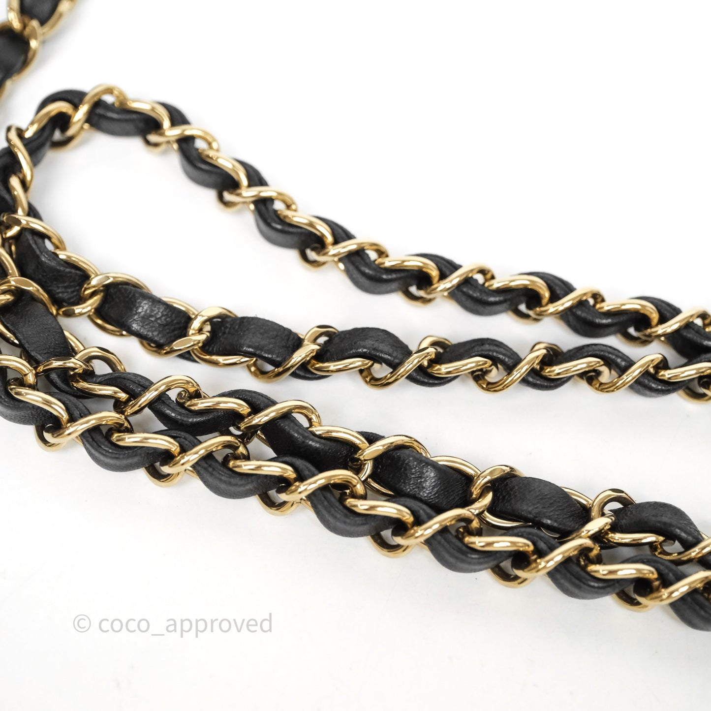 Chanel Mini Square Quilted Black Lambskin Gold Hardware