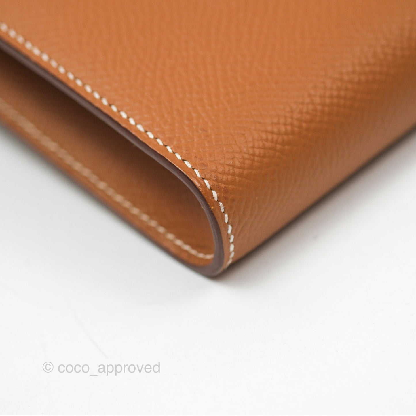 Hermès Clic 12 Wallet Gold Epsom Gold Hardware