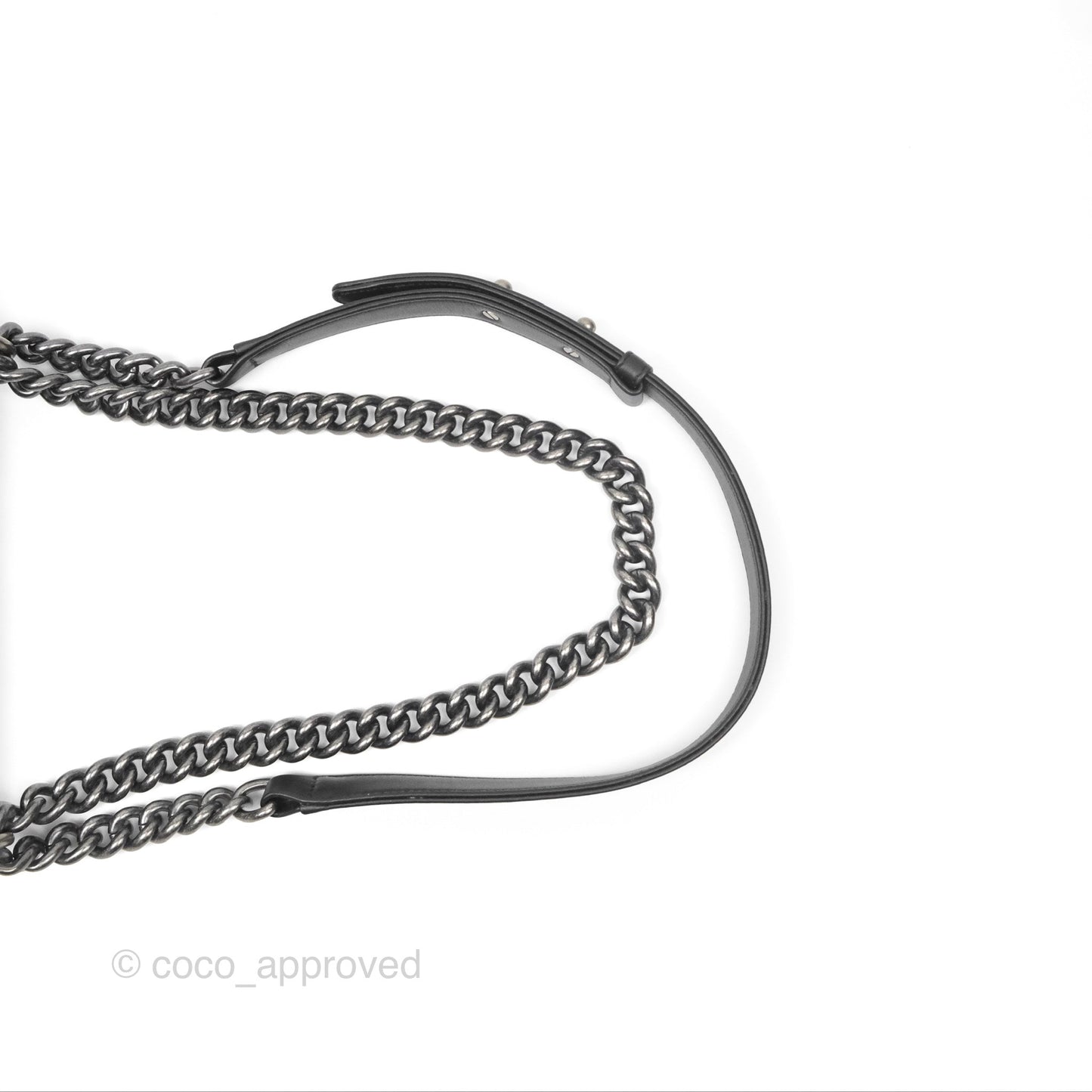 Chanel Small Boy Black Calfskin Ruthenium Hardware