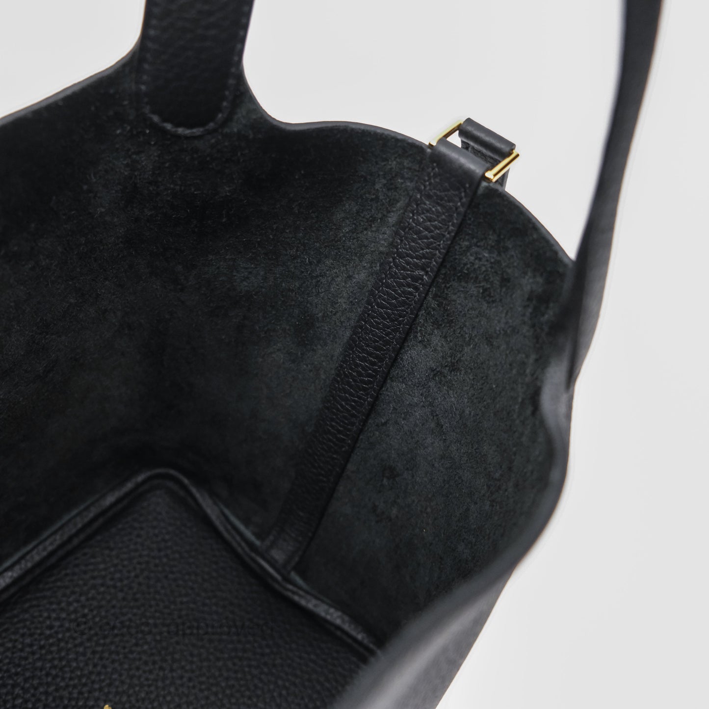 Hermès Picotin Lock 18 Noir 89 Taurillon Clemence Gold Hardware