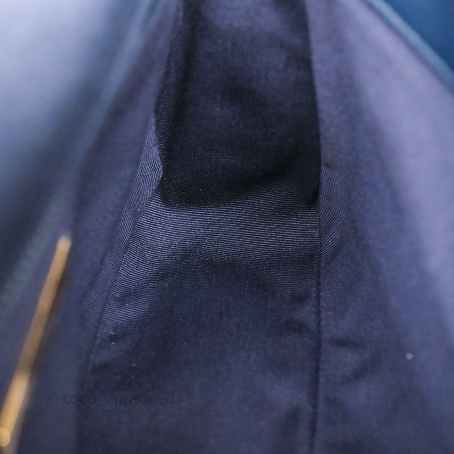 Chanel 19 Small Dark Navy Fabric Mixed Hardware
