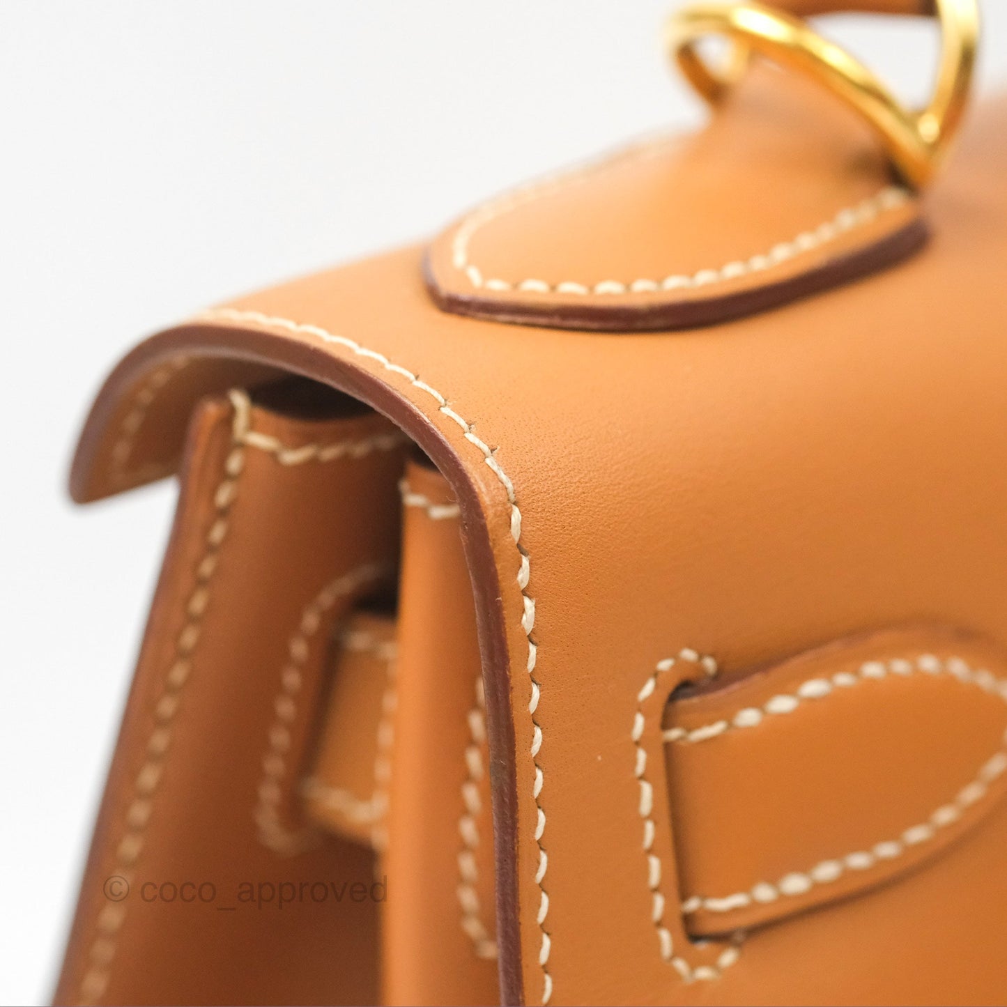 Hermès Vintage Kelly 28 Sellier Gold Calf Gold Hardware