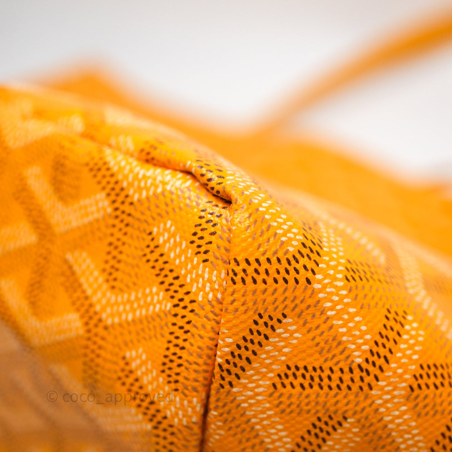 Goyard St. Louis GM Yellow Goyardine Canvas