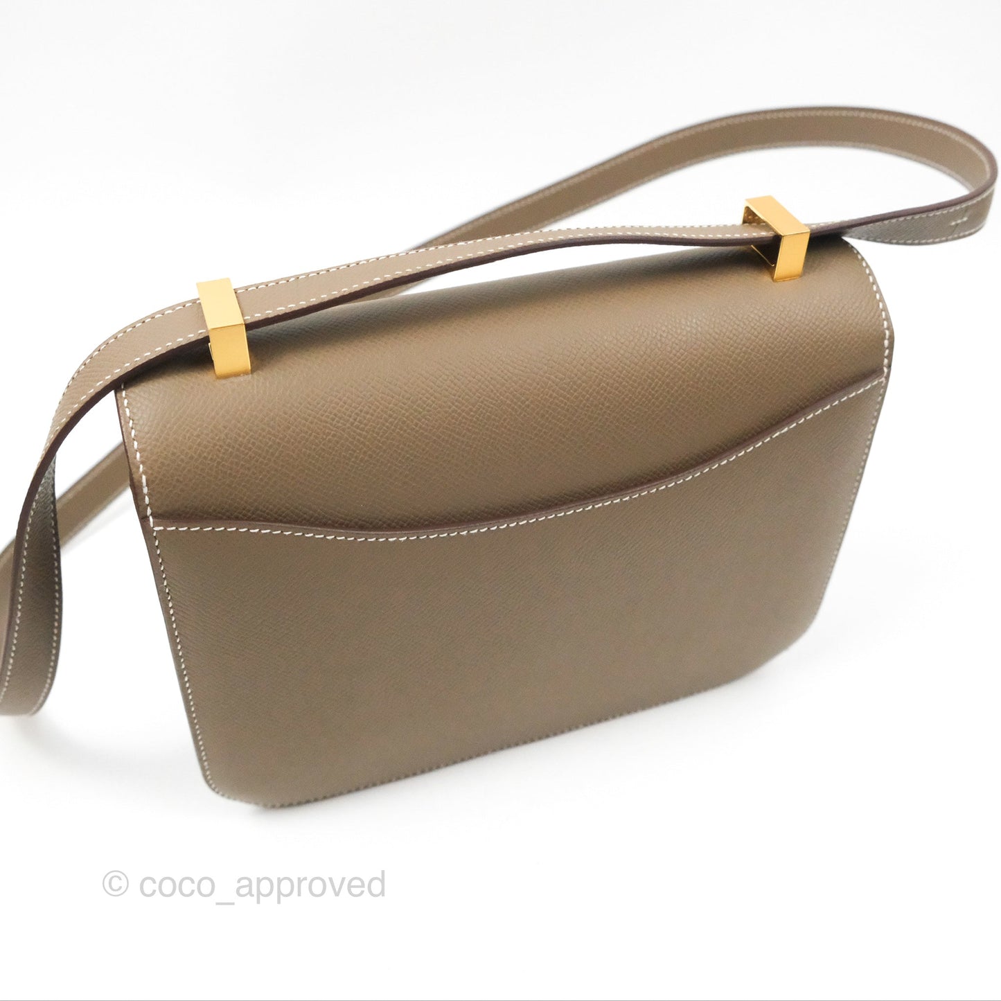Hermès Constance 24 with Mirror Etoupe Epsom Gold Hardware