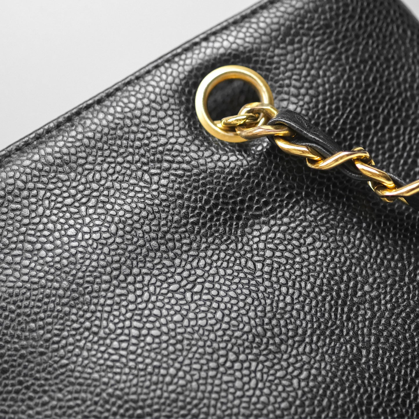 Chanel Vintage Tote Black 24K Gold Hardware
